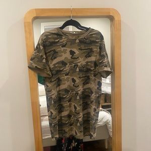 Camo T Shirt Dress